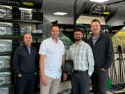 The James Worby Agencies team:  L-r: Kevin Goodchild, Ollie Bedborough, Sam Bear and James Worby.